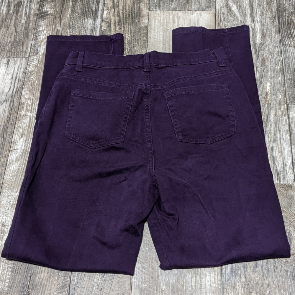 Women's Gloria Vanderbilt Dark Purple Denim Jeans - Picture 2 of 10
